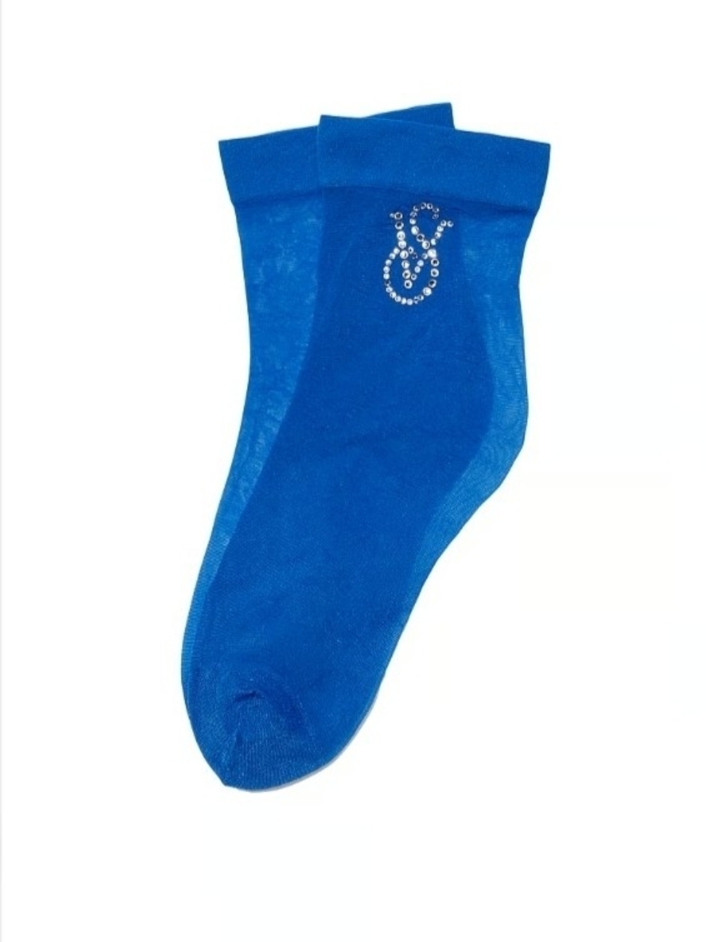 Victoria Secret's Very Sexy Sheer Crystal Logo Socks S/M